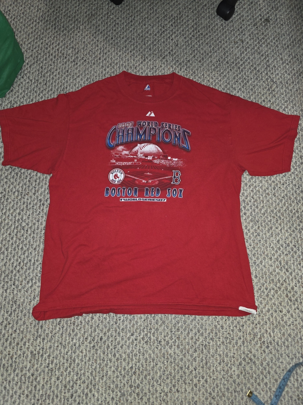 Majestic Red Boston Red Sox Champions Graphic Tee